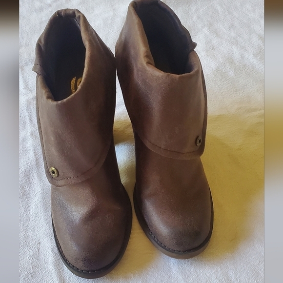 Sbicca Cuff Rollover Chord‎ Ankle Sz. 6.5 Boots - Picture 2 of 16